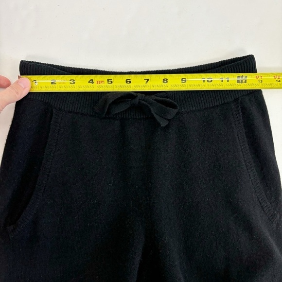 Weekend Stories Journee Recycled Cashmere Jogger in Black Size XXS - Picture 9 of 11